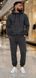 Мужской спортивный костюм батал с худи на молнии арт. 193 193 фото